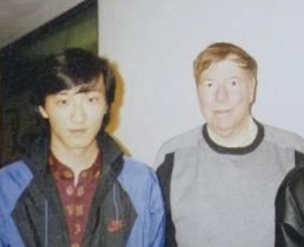 Ken Ono with Basil Gordon, his PhD advisor courtesy Ken Ono