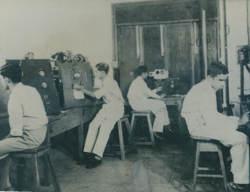 RN (extreme right) with classmates at IISc. courtesy Roddam Narasimha