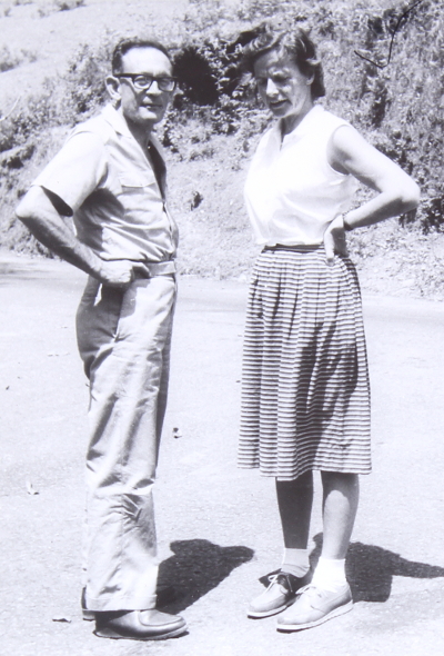 Hans Liepmann with his wife Dietlind courtesy Roddam Narasimha