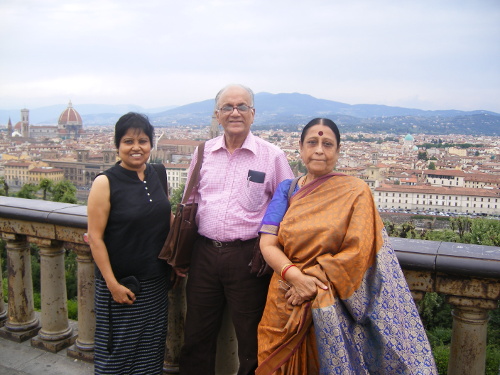 Venkataramani Lakshmibai, Seshadri and his wife Sundari courtesy C.S. Seshadri 