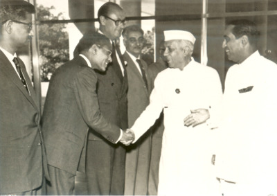 KC with Jawaharlal Nehru and Homi Bhabha TIFR Archives 