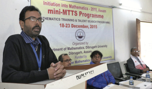 Bhaba Kumar Sarma at a mini MTTS camp in Dibrugarh, 2015 courtesy Ajit Kumar/MTTS