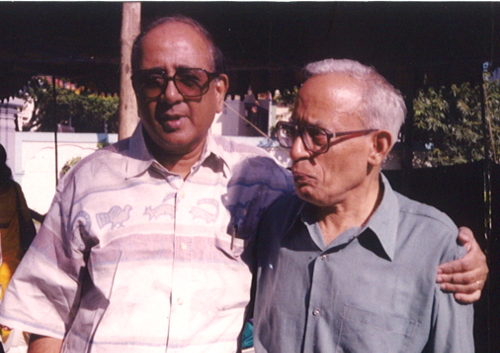 With K.R. Parthasarathy courtesy K.R. Parthasarathy 