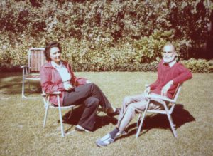 Harish-Chandra and Lily at their home in Princeton in 1983