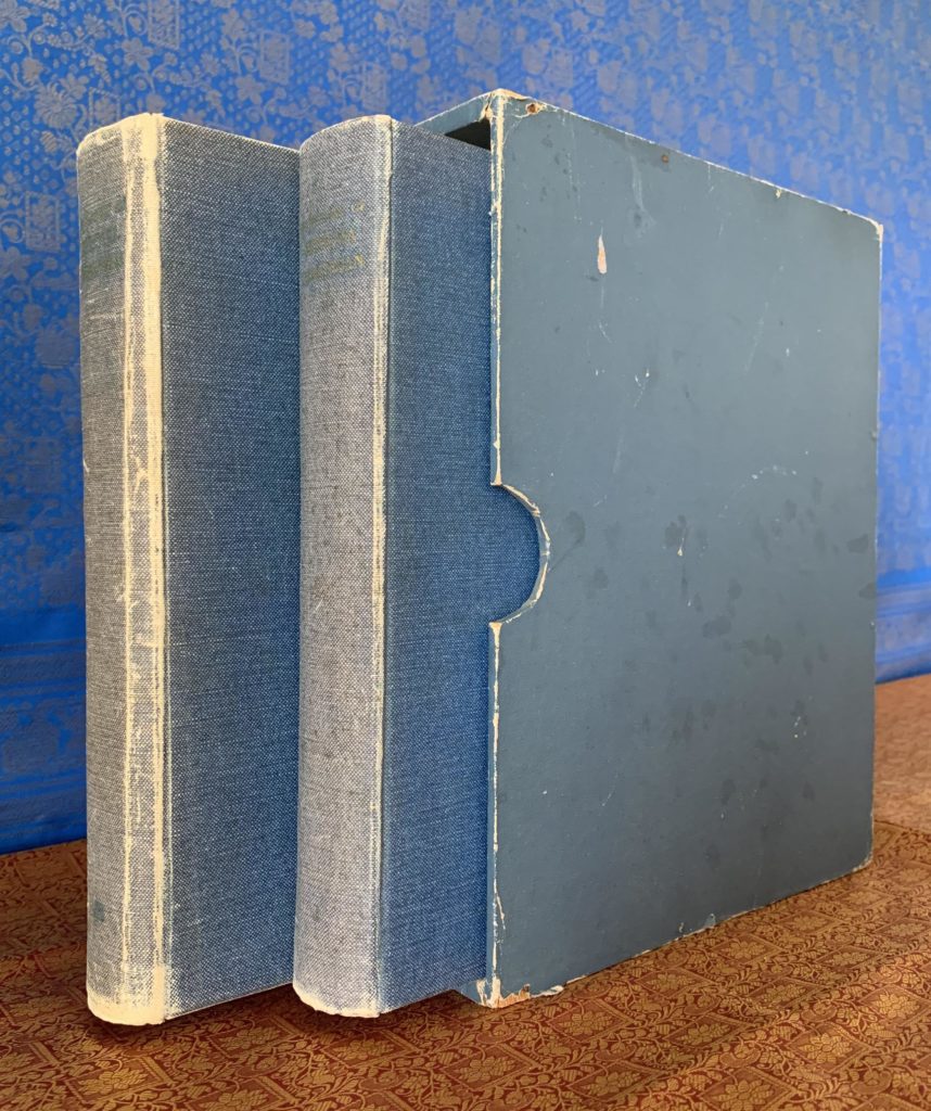 Bruce Berndt's personal copies of a two-volume set, first brought out by TIFR in 1957. These two volumes contain unedited photocopies of three notebooks, all belonging to and maintained by Ramanujan, and wherein he recorded his mathematical findings in his own hand just before he left for England in 1914. 