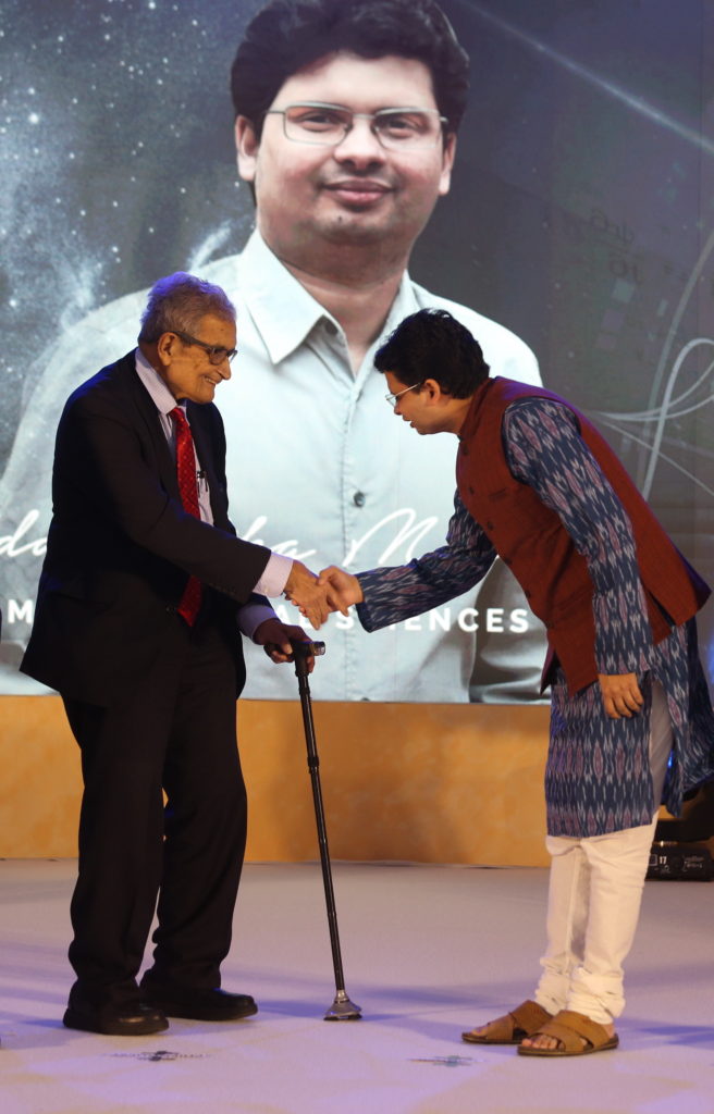 Congratulated by Amartya Sen