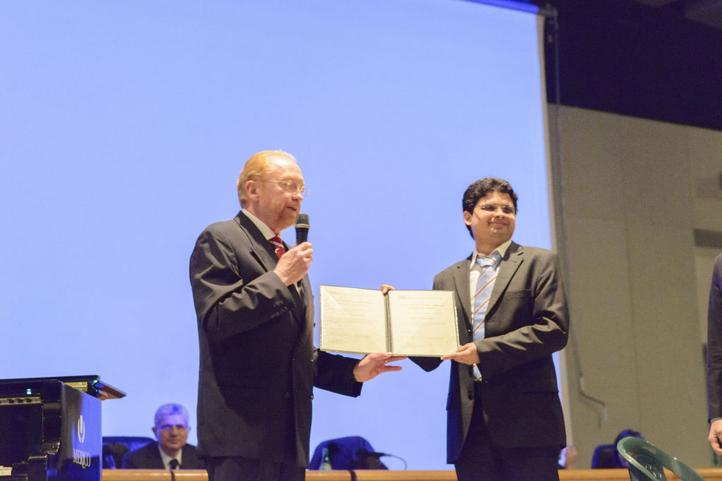 Receiving the 2015 Richard von Mises Prize