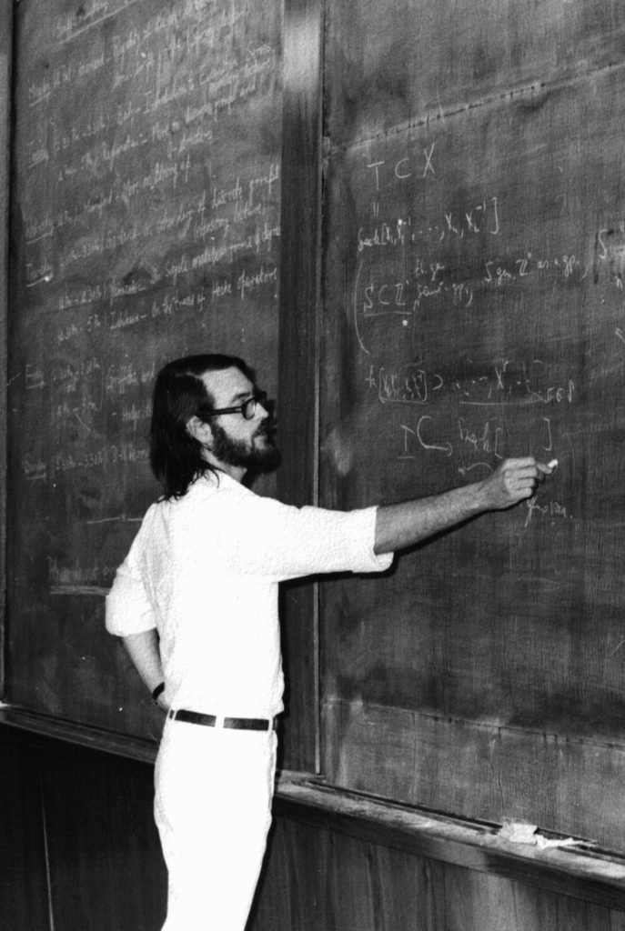 Speaking at the International Colloquium in 1972