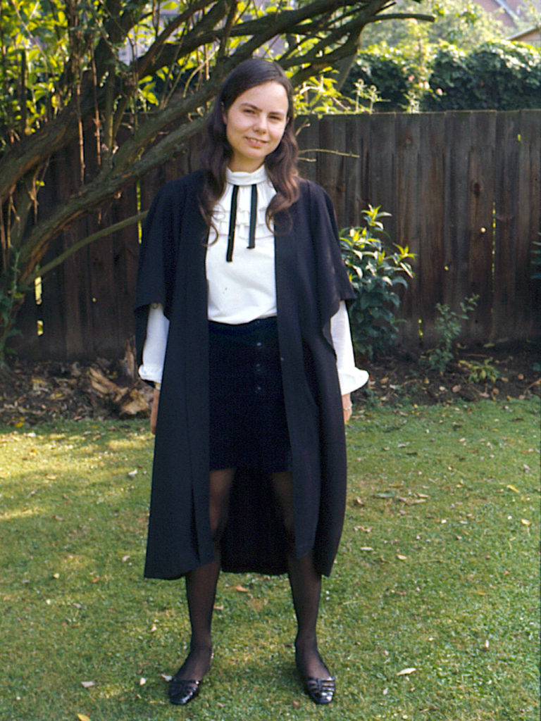 Dressed in a `sub fusc', an academic dress required to be worn during formal University ceremonies in Oxford. A picture from June 1970, before the first-year exams known as `Honour Moderations' or `Mods'