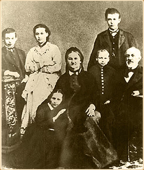 The Chebyshev family, after their arrival to Moscow