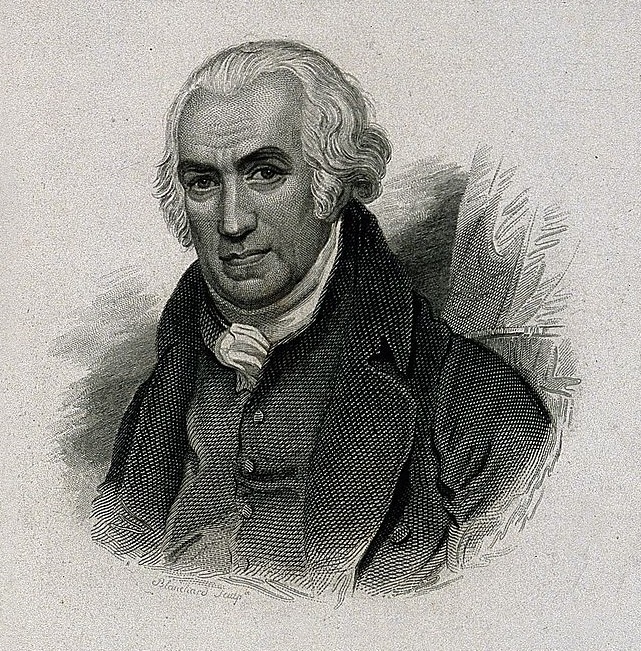 Figure 3: James Watt. Line engraving by A. Blanchard, after Sir T. Lawrence