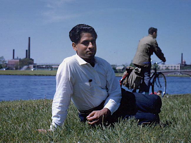 Abhyankar in Cambridge in 1958