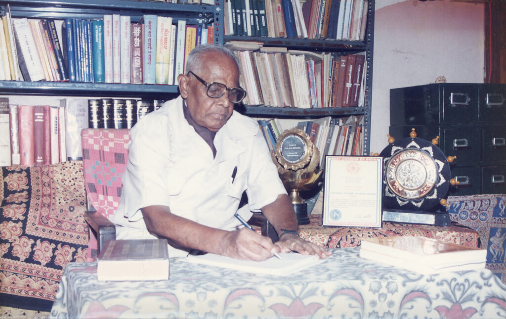 K.V. Sarma, at home, at work