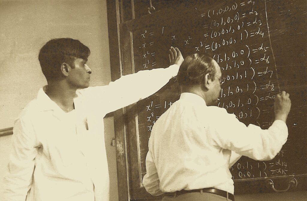 Bose and Shrikhande at work