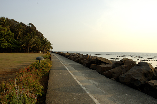 Seaside promenade in TIFR