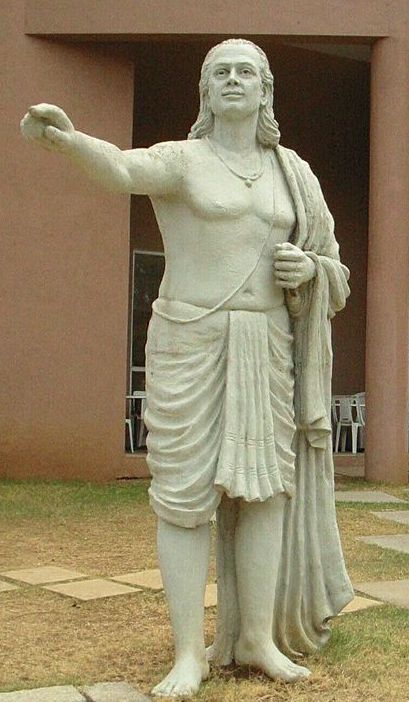 Statue of Āryabhaṭa at the Inter-University Centre for Astronomy and Astrophysics in Pune.