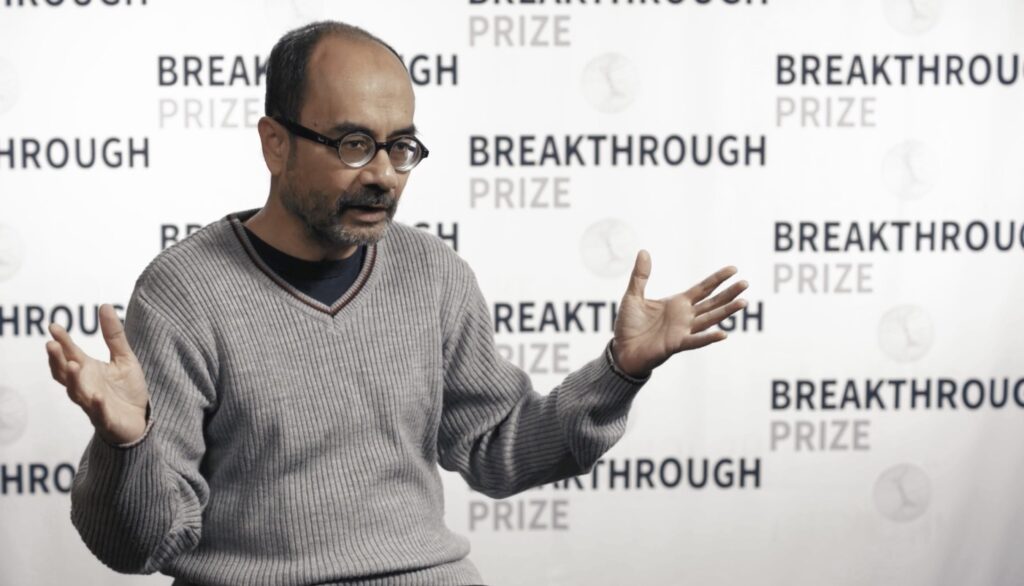  At the Breakthrough Prize interview.