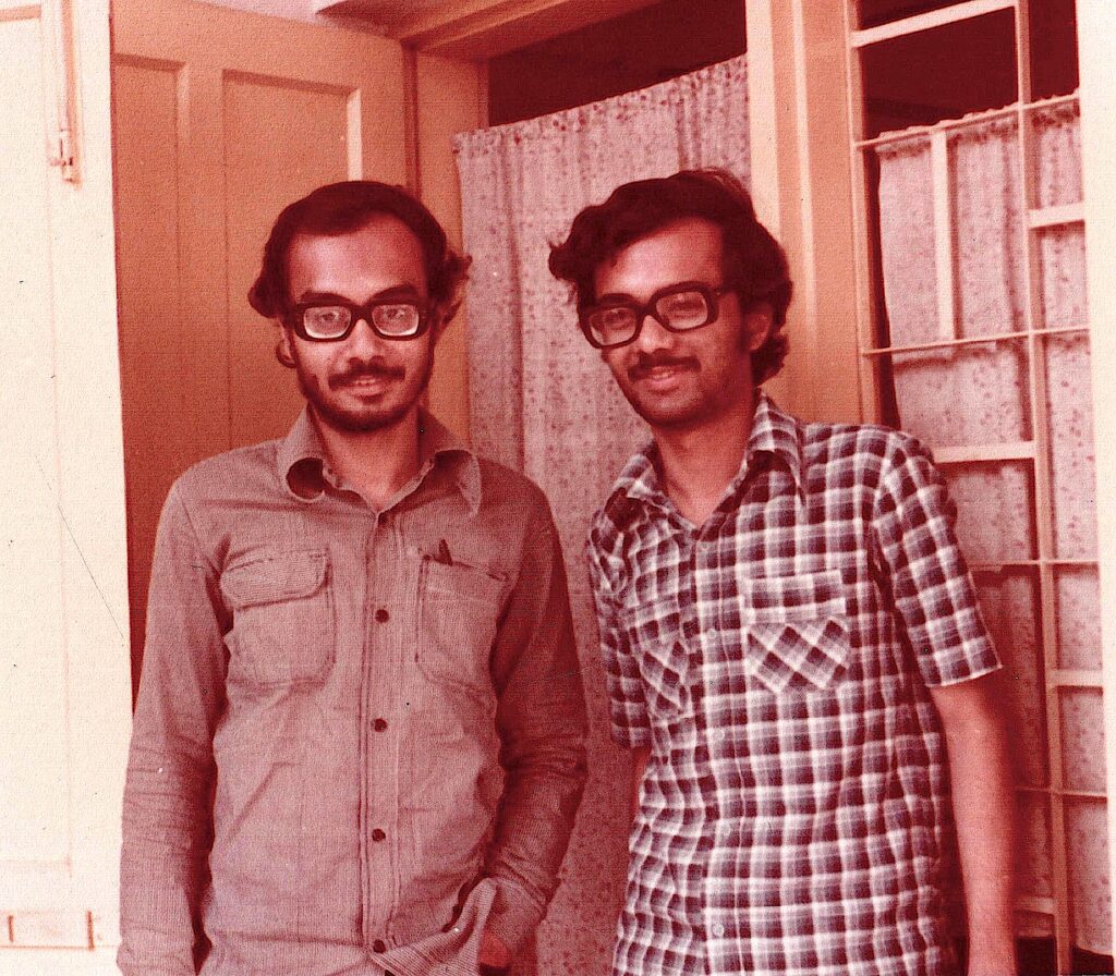 With brother Arup Kumar Sen