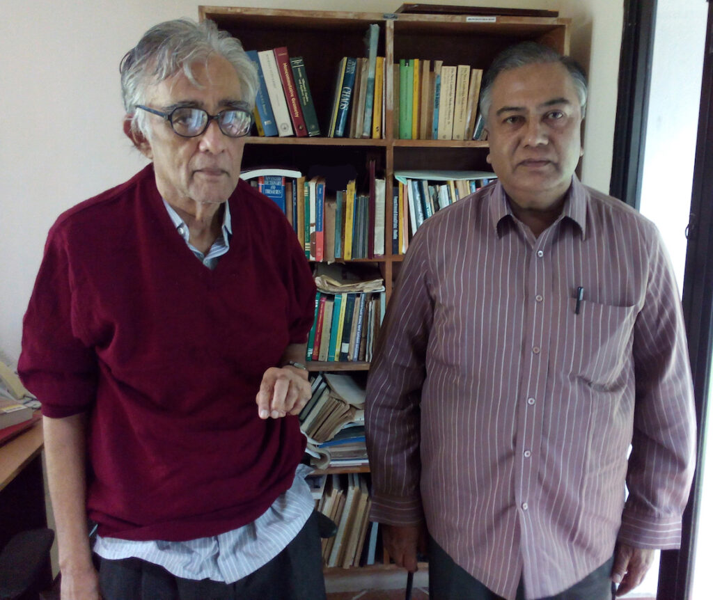 With M.D. Srinivas