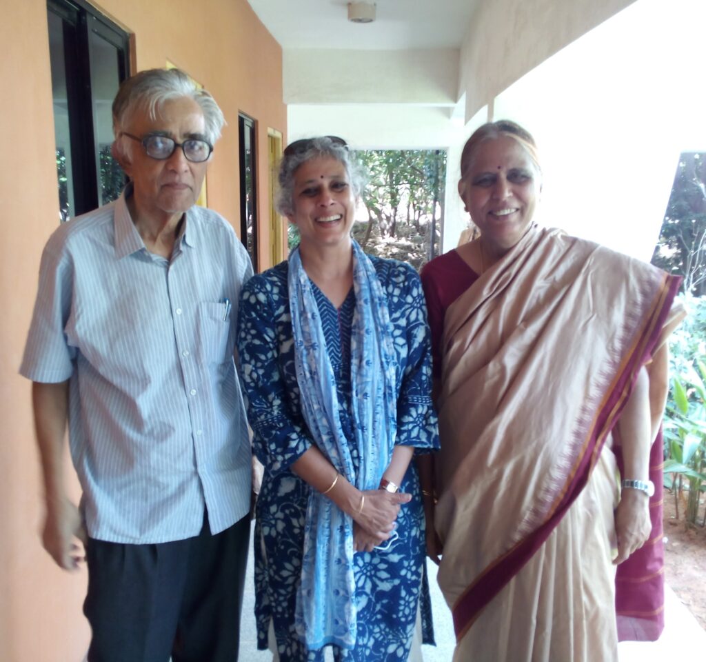  With Sujatha (in the middle) and Parimala.