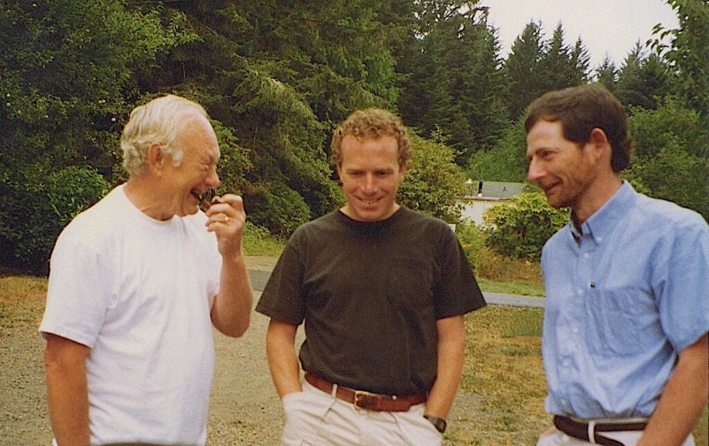 With Ericksen and Dick James.