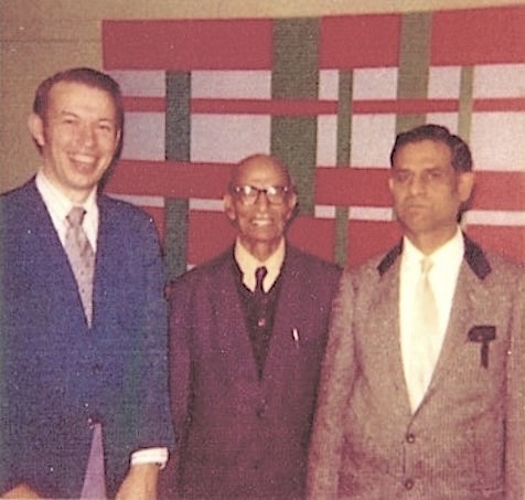 Gupta with George Andrews.
