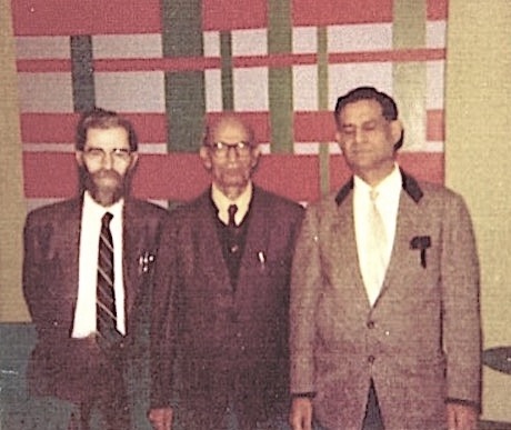 Hansraj Gupta with Henry Gould.