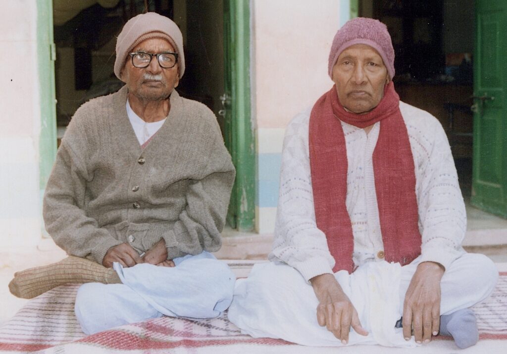 Father Ramkrishna Prasad (right) and his brother Govind Prasad.