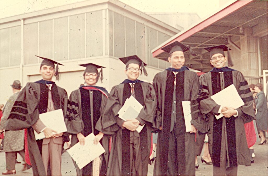 PhD graduation at Ohio State University in December 1965.