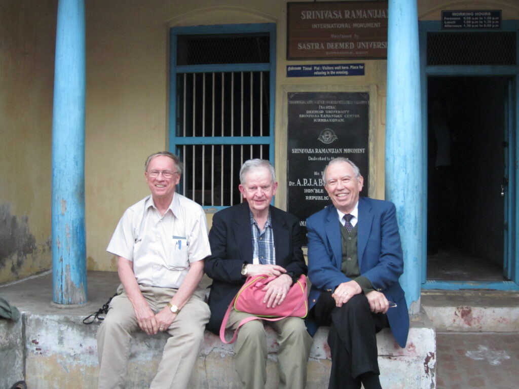 With Richard Askey and George Andrews.