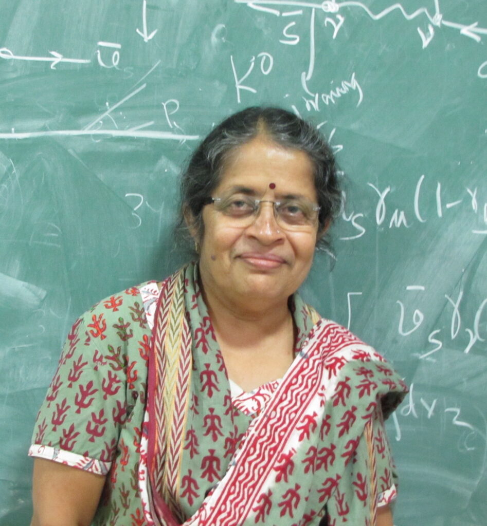  In her office at IISc.